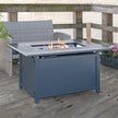 Gale Rectangular Aluminum Convertible LP/NG Fire Table