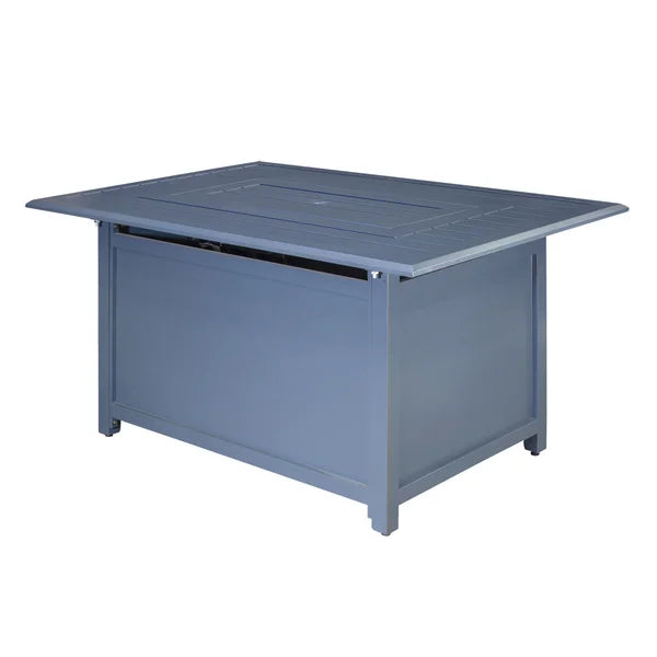 Gale Rectangular Aluminum Convertible LP/NG Fire Table