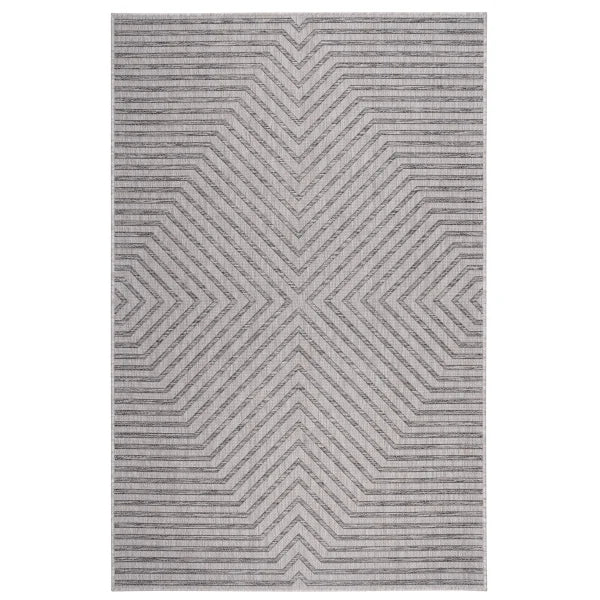 Viana Carnival Collection Etchings Indoor/Outdoor Area Rug
