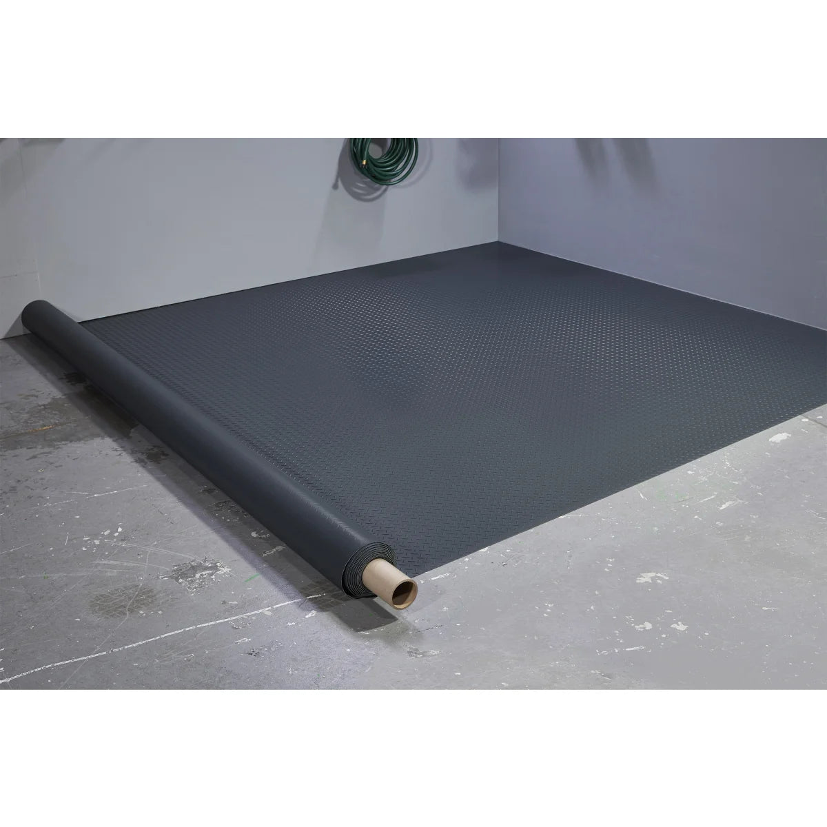 G-Floor Diamond Tread Roll Out Flooring in Slate Grey