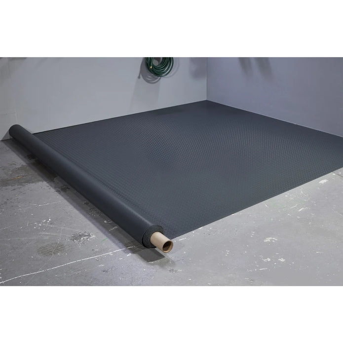 G-Floor Diamond Tread Roll Out Flooring in Slate Grey