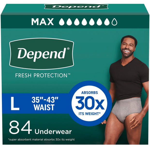 Depend Men's Maximum Absorbency Underwear