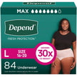 Depend Women's Maximum Absorbency Underwear
