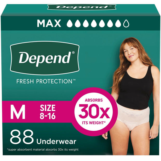 Depend Women's Maximum Absorbency Underwear