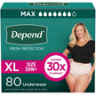 Depend Women's Maximum Absorbency Underwear