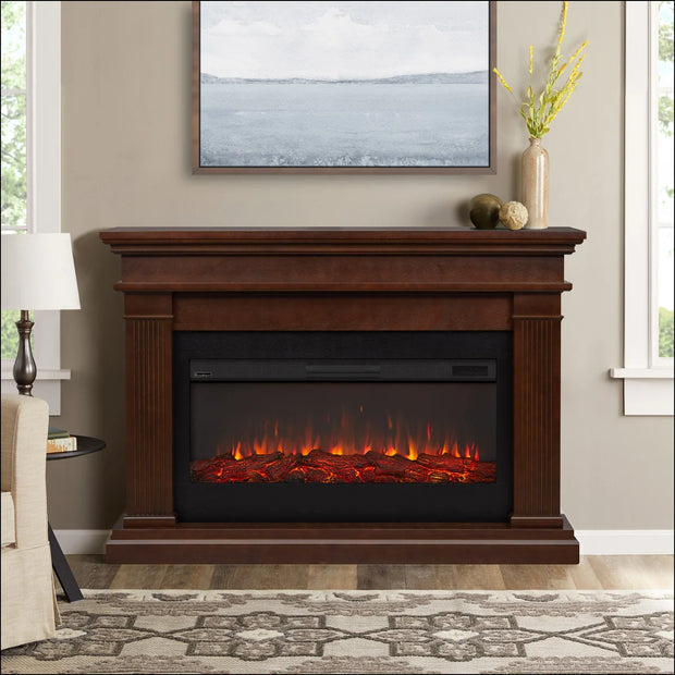 Real Flame Beau Mantel Electric Fireplace
