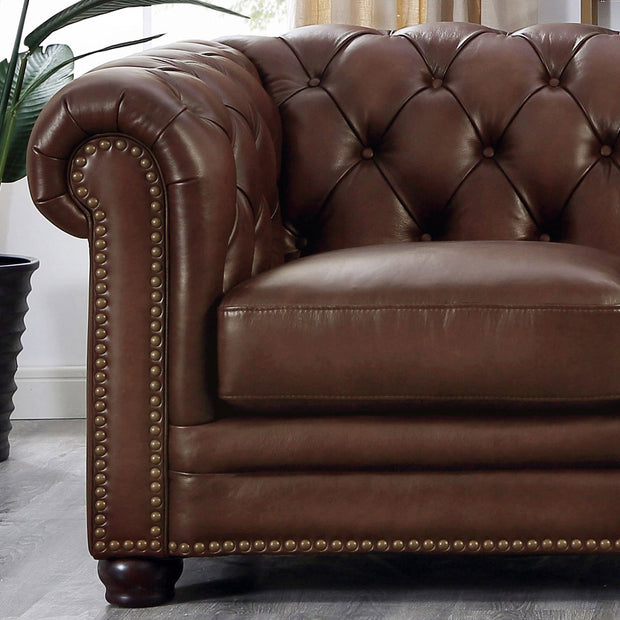 Allington Top Grain Leather Chesterfield Sofa