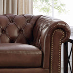 Allington Top Grain Leather Chesterfield Sofa