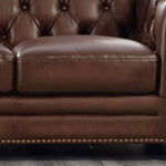 Allington Top Grain Leather Chesterfield Sofa