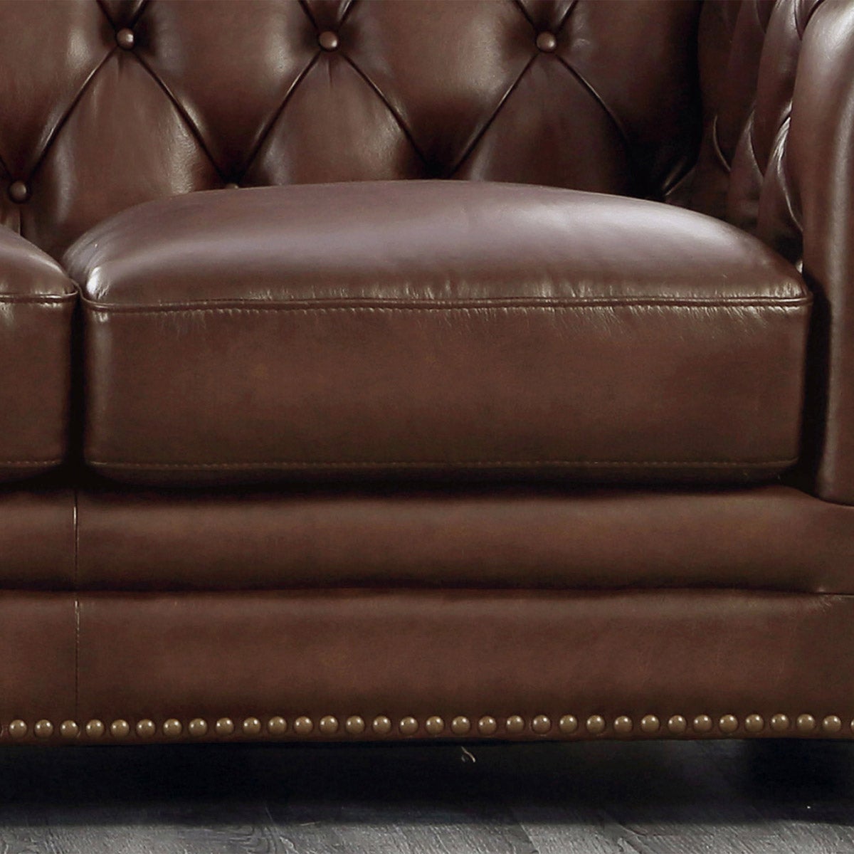 Allington Top Grain Leather Chesterfield Sofa