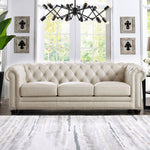 Allington Top Grain Leather Chesterfield Sofa