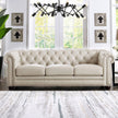 Allington Top Grain Leather Chesterfield Sofa