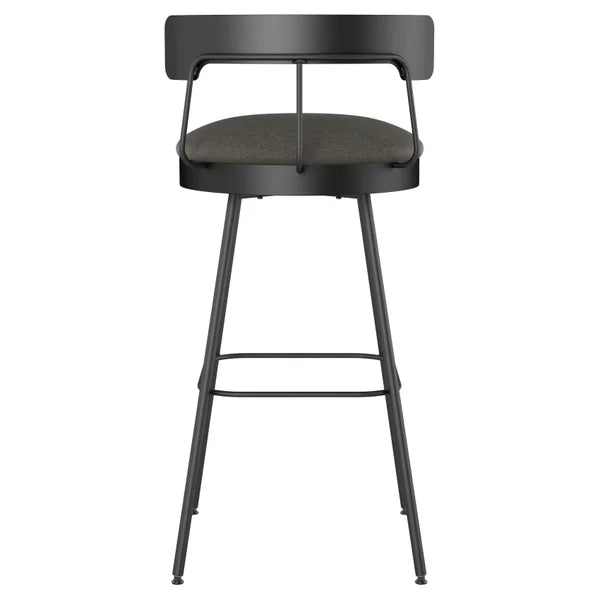 Amisco Monza Grey Bar or Counter Stool