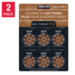 Kirkland Signature Hearing Aid Batteries Mercury Free, 2 Pack of 48