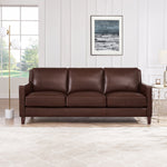 Prospera Home West Park Top-grain Leather Sofa and Loveseat