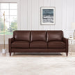 Prospera Home West Park Top-grain Leather Sofa and Loveseat