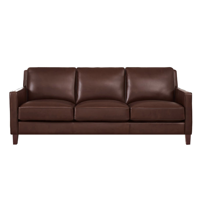 Prospera Home West Park Top-grain Leather Sofa and Loveseat
