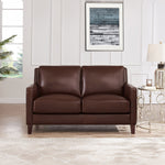 Prospera Home West Park Top-grain Leather Sofa and Loveseat