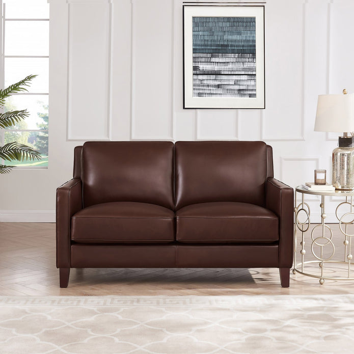 Prospera Home West Park Top-grain Leather Sofa and Loveseat