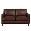 Prospera Home West Park Top-grain Leather Sofa and Loveseat