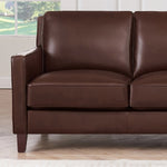 Prospera Home West Park Top-grain Leather Sofa and Loveseat