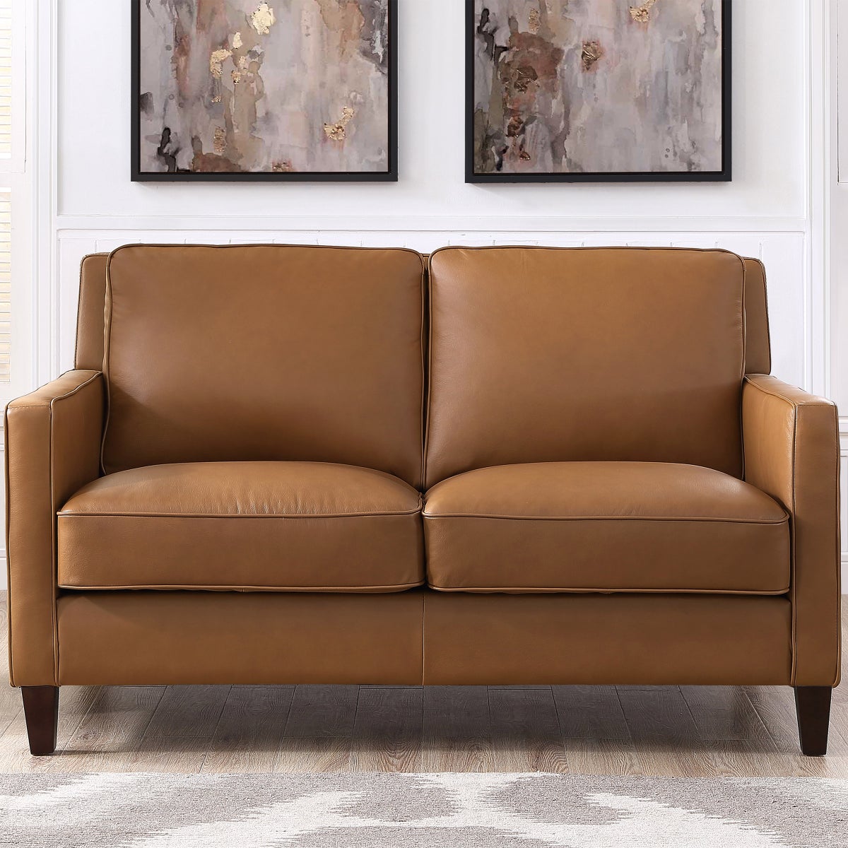 Prospera Home West Park Top Grain Leather Sofa, Loveseat and Chair