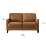 Prospera Home West Park Top Grain Leather Sofa, Loveseat and Chair