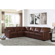 Luca Top-grain Leather 4-piece Sectional