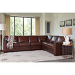 Luca Top-grain Leather 4-piece Sectional