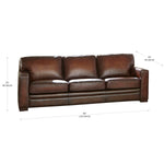 Luca Top-grain Leather Sofa and Chair