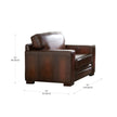 Luca Top-grain Leather Sofa and Chair