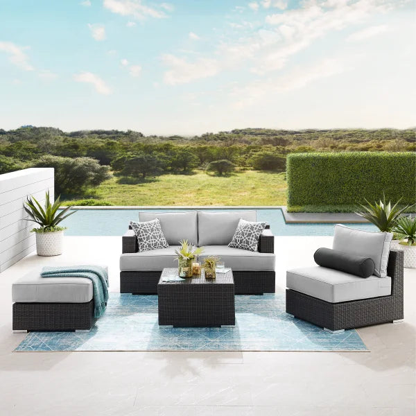 Niko 5-piece Patio Sectional Conversation Set