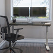 Bestar Upstand 61 cm x 122 cm (24 in. x 48 in.) Height Adjustable Desk with Dual Monitor Arm