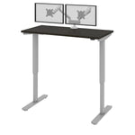 Bestar Upstand 61 cm x 122 cm (24 in. x 48 in.) Height Adjustable Desk with Dual Monitor Arm