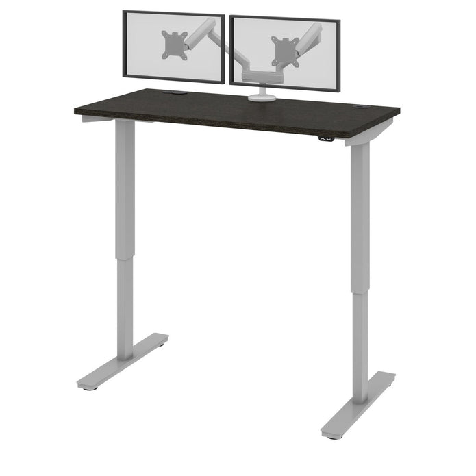 Bestar Upstand 61 cm x 122 cm (24 in. x 48 in.) Height Adjustable Desk with Dual Monitor Arm