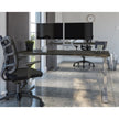 Bestar Upstand 76.2 cm x 152.4 cm (30 in. x 60 in.) Height Adjustable Desk with Dual Monitor Arm