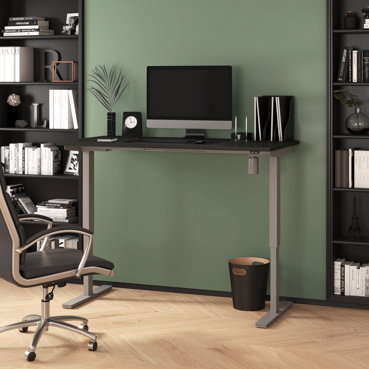 Bestar Upstand 74.9 cm x 150.6 cm (29.5 in. x 59.3 in.) Height Adjustable Desk