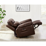 Atticus Top-grain Leather Triple Power Motion Recliner