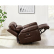 Atticus Top-grain Leather Triple Power Motion Recliner