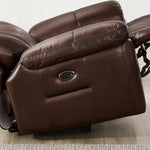 Atticus Top-grain Leather Triple Power Motion Recliner