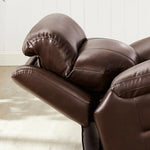 Atticus Top-grain Leather Triple Power Motion Recliner
