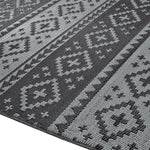 Viana Bahamas Collection Folk Indoor/Outdoor Reversible Area Rug