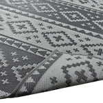Viana Bahamas Collection Folk Indoor/Outdoor Reversible Area Rug