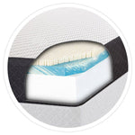 Ghostbed by Nature’s Sleep 28 cm (11 in.) Gel Memory Foam Mattress with Adjustable Base