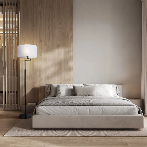 Berlin Matte Black Floor Lamp