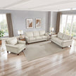 Prospera Home Larsen Top-grain Leather Sofa, Loveseat and Chair