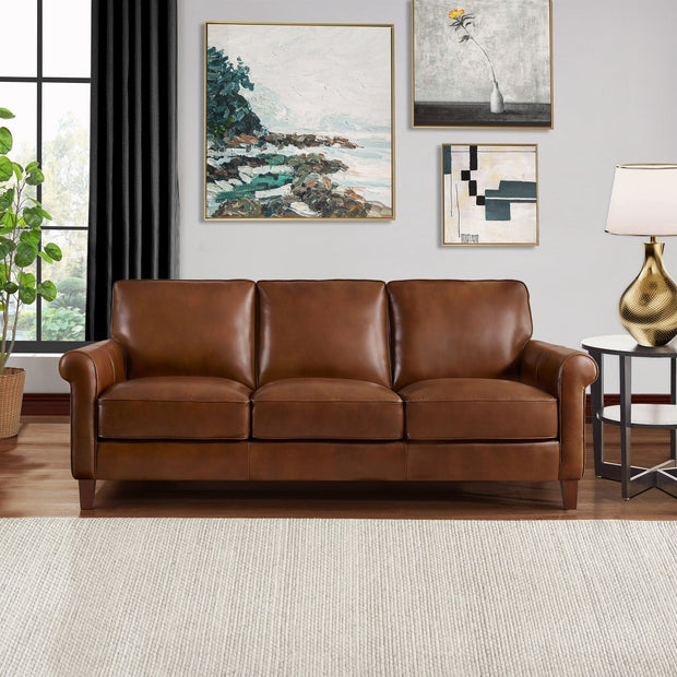 Prospera Home Larsen Top Grain Leather Sofa