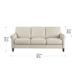Prospera Home Larsen Top Grain Leather Sofa