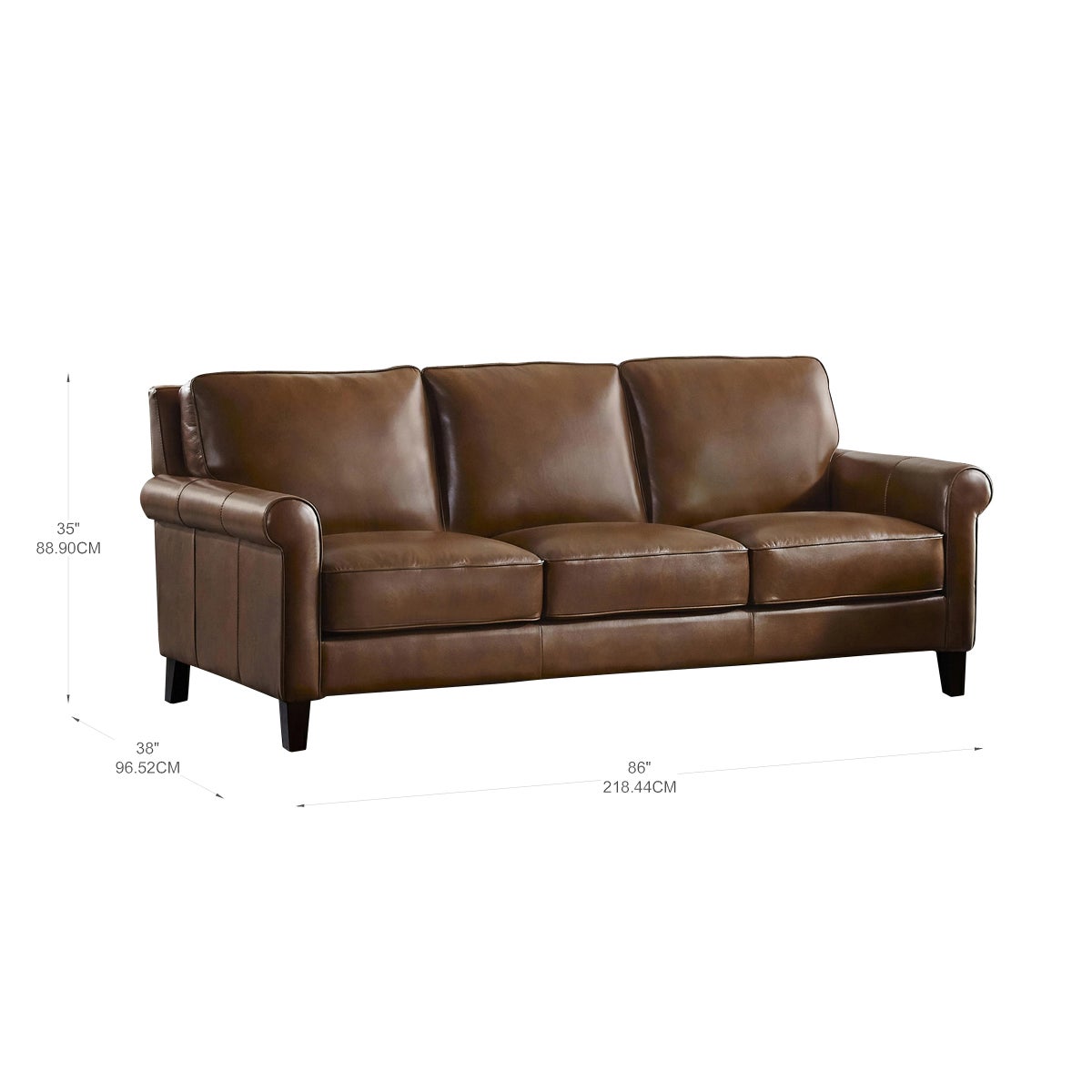 Prospera Home Larsen Top Grain Leather Sofa and Chair