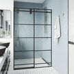 VIGO Elan Adjustable Sliding Glass Shower Door